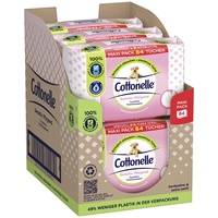 Cottonelle Feuchtes Toilettenpapier Sensitive, Maxi-Pack, 6 X 84 Toilettentücher