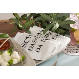 Sovie Horeca Bierdeckel Schön dass du da bist mit grauen Hintergrund 100 Stück