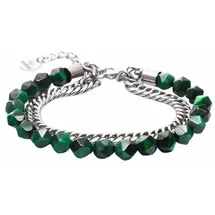 GT Collection Armband Faceted-Bead in green | Gr.: onesize