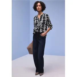 STREET ONE Gemustertes Shirt Blau 34