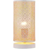 Boho Deko Tischlampe Nachttischlampe Lampe Tuza Weiß