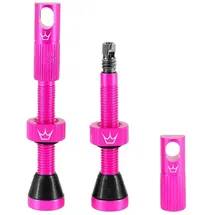 Chris King Peaty's Tubeless Ventile 80 mm rosa