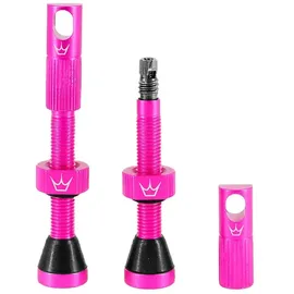 Chris King Peaty's Tubeless Ventile 80 mm rosa