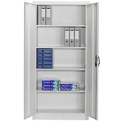 CP Stahlschrank C 2000 Acurado 9260-000 S11596 verkehrsweiß 93,0 x 40,0 x 195,0 cm, aufgebaut