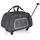 Knuffelwuff Faltbarer Hunde Trolley M-L 68 x 36 x 46 cm Grau