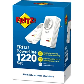 AVM FRITZ!Powerline 1220E Set 1200Mbps 2 Adapter 20002737