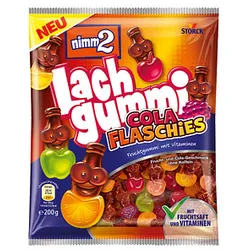 nimm2® Lachgummi Cola Flaschies Fruchtgummi 200,0 g