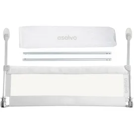 Asalvo Bettschutzgitter 150 x 43,5 cm Weiß
