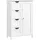 VASAGLE Badezimmerschrank 30 x 55 x 82 cm Weiß