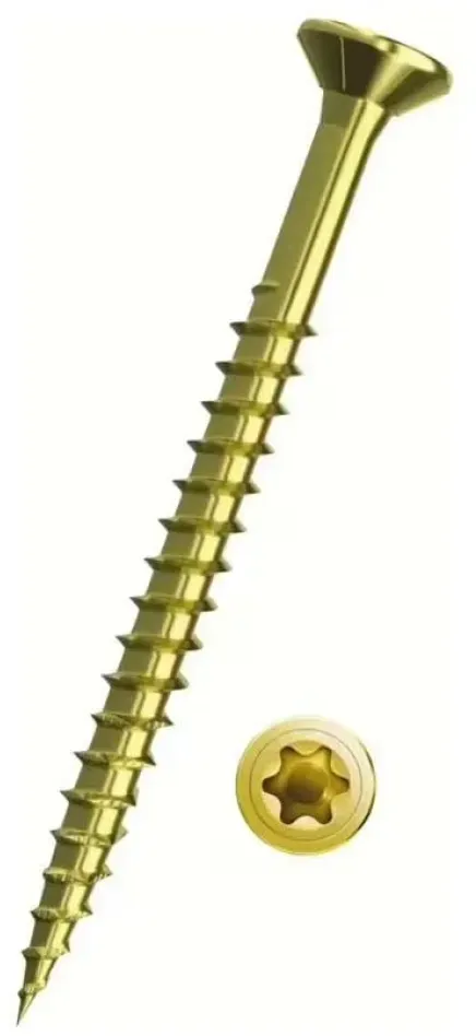 Dresselhaus 30009382 Selbstbohrende Schraube 100 Einheiten - Gold - One Size