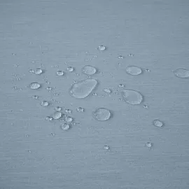 MCW Alu-Garten-Garnitur MCW-C47, Sofa, Outdoor Stoff/Textil ~ blau mit Ablage, ohne Kissen