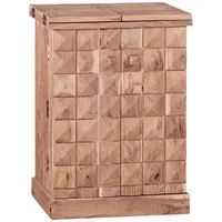 Wohnling Barschrank 65 x 91 x 50 cm Braun