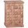Wohnling Barschrank 65 x 91 x 50 cm Braun