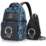 ASGE Schulrucksack grün