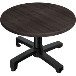 WBO | Jamaika Loungetisch | Ø:H 70 x 40 cm | Wenge/ Schwarz