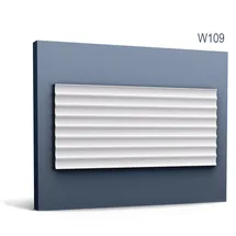 Orac 3D Wandpaneel Orac Decor W109 Weiß 2 St. 200 x 25 x 1,3 cm