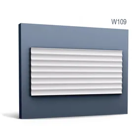 Orac 3D Wandpaneel Orac Decor W109 Weiß 2 St. 200 x 25 x 1,3 cm