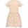 blue seven "Blue Seven Mädchen Tüllkleid mit Schleife", Mädchen, Gr. 128, beige (4082, rosa), 95% Baumwolle, 5% Elasthan, normal, Rundhals, Kleider Jerseykleid
