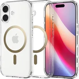 SPIGEN iPhone 17 Ultra Hybrid MagSafe Hülle Transparent Gold