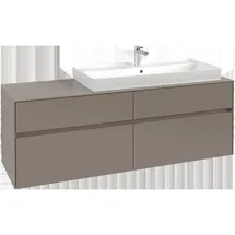 Villeroy & Boch Waschbeckenunterschrank 4 Auszüge 160 x 54,8 x 50 cm Wine Red