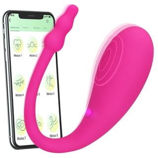 Vibrator mit APP Bluetooth Vibro Ei für sie G-Punkt,Leise Starke Stimulator Tragbarer Kugelvibratoren mit 9 Vibrationsmodi aus Silikon, Vibration für Frauen Liebeskugeln Sex Spielzeug für Paare