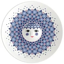 Bjørn Wiinblad Olga Servierteller Keramik blau