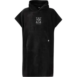 Protest Purdey Badeponcho Herren in true black, Größe Einheitsgröße - schwarz