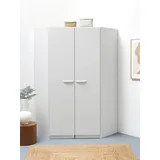 Rauch Eckschrank RAUCH "Kleiderschrank Schrank Garderobe Wäscheschrank VANDOR", weiß (alpinweiß), B:117cm H:197cm T:104cm, Holzwerkstoff, Schränke, Eckschrank, voll ausgestattet, viel Stauraum, MADE IN GERMANY