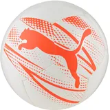 Puma Attacanto Graphic, Unisex Trainingsbälle, PUMA White-Glowing Red, 4-084073