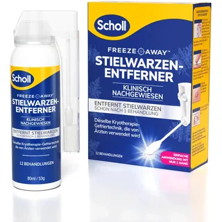 SCHOLL Freeze Away entfernt Stielwarzen in 1 Behandlung,