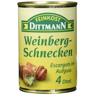 Feinkost Dittmann Weinbergschnecken, Escargots im Aufguss, 4 Dutzend (1 x 400 g)