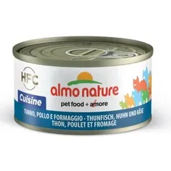 Almo nature HFC Natural Thunfisch, Huhn und Käse 24x70 g