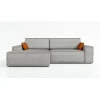 Mebloland Ecksofa TOR mit Schlaffunktion. Farbe: Grey. - Grau