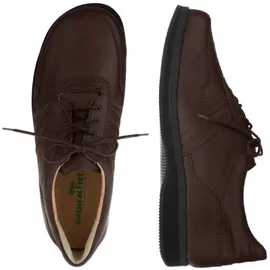 Natural Feet Schnürschuh NATURAL FEET "Karsten XL", Herren, Gr. 42,5, braun (dunkelbraun), Leder, Synthetik, Schuhe Schnürschuh, mit Stretchmaterial