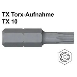 KAHRS Bit - TX 10, Torx-Aufnahme