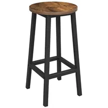 OEM Dunkelbrauner Barhocker Für Küche Oder Esszimmer, 32x32x65 cm, Begryf