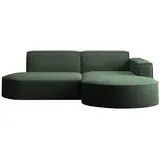 kaiser möbel Ecksofa Designer MODENA STUDIO stoff Dicker cord Poso dunkelgrün