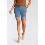 Arizona Jeansbermudas, weite Passform, kurze Beinform, hohe Leibhöhe, Gr. 50 - N-Gr, bleached, , 24682820-50 N-Gr