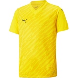 Puma TeamUltimate Jersey Jr T-Shirt, Gelb-Cyber Yellow, 164