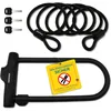Sicherheits-Bügelschloss. höchste Sicherheitsstufe 15/15 für E-Bike & Fahrrad SCHWARZ 35 CM