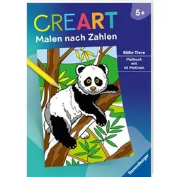 Ravensburger CreArt Malen nach Zahlen ab 5: Süße Tiere