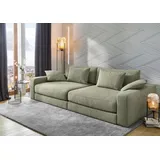 Jockenhöfer Big Sofa mit Federkern - grün - 290 cm - MILANO