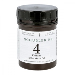 Schüssler Nummer 4 Kalium chloratum D6 Tabletten