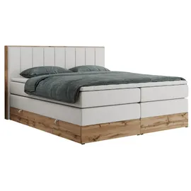 MKS Meble Boxspringbett 200 x 200 cm H4 Weiß