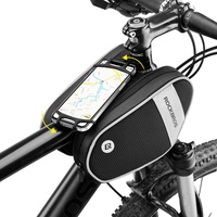 ROCKBROS Fahrrad Rahmentasche Handyhalterung Lenkertasche mit 360° Drehbare Handyhalter für 4,7-6,5 Zoll Handys