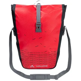 Vaude Aqua Back Print Single Gepäcktasche schwarz/rot (12804-031)