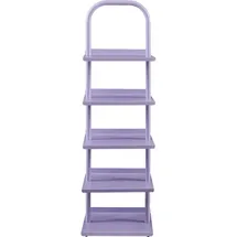 [en.casa] Poytya Schuhregal 96 x 30 x 27 cm Lila