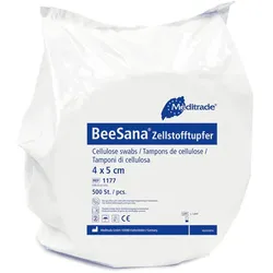 Zellstofftupfer Steril 4x5cm Rolle 500 ST