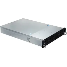 Unykach Chassis Rack Hot Swap 2U Leergehäuse Schwarz/Silber