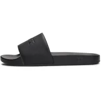 Tommy Hilfiger Herren Badeschuhe Print Tumble mit Logo, Schwarz